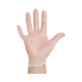Halyard Vinyl Exam Glove, Medium, Clear