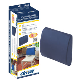Foam Lumbar Support Cushion with Straps 13.5
