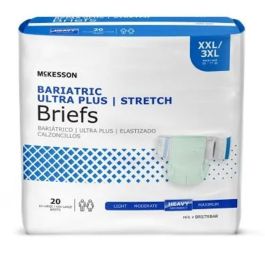 McKesson Bariatric Ultra Plus Stretch Briefs (2XL - 3XL, 58