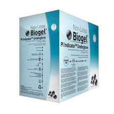 Biogel PI Indicator SZ 7, Blue Synthetic Surgical Glove Combined with the Biogel PI Overglove