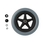 Medline 8" Rear Walker Wheel Attachment, WHEEL,8IN,REAR,1 EA,W/HARDWARE
