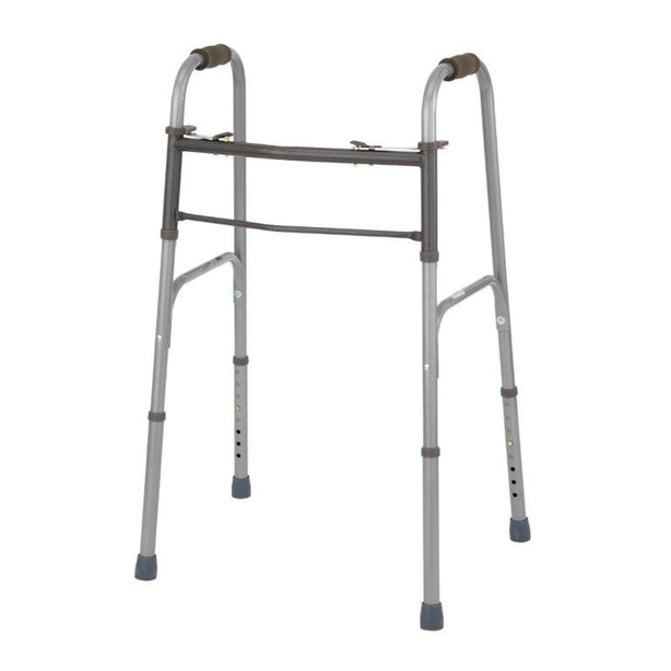 Medline Junior Two-Button Folding Walkers, WALKER,2 BUTTON,JUNIOR, BASIC