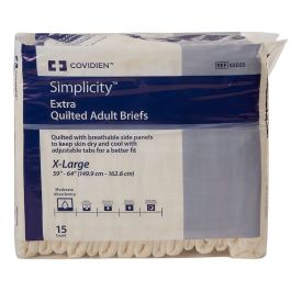 Simplicity Extra Quilted Adult Briefs Moderate Absorbency