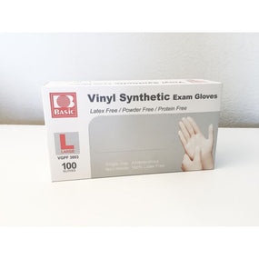 Intco Vinyl Powder-Free Exam Gloves, Large