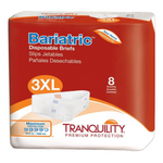 Tranquility Bariatric Disposable Briefs: Size 3XL, Super Absorbency - 2190