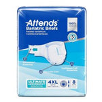 Unisex Adult Incontinence Brief Attends® Bariatric 4X-Large Disposable Heavy Absorbency