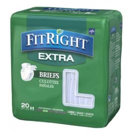 Medline FitRight Extra Briefs - Heavy Absorbency